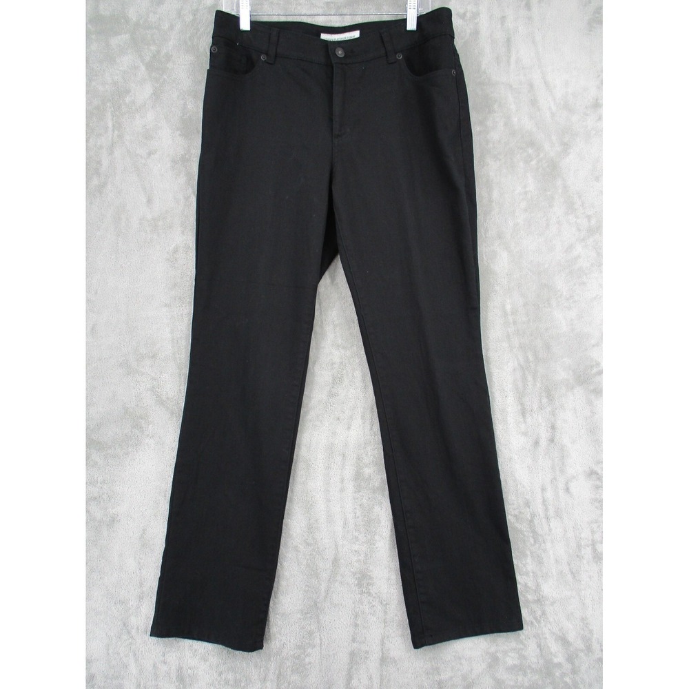 Chicos‎ Jeans 1 US 8 Straight Leg Stretch Denim Casual Classic Slimming Pockets